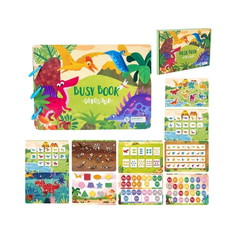 Joymaxx Libro Occupato di Carta Dino