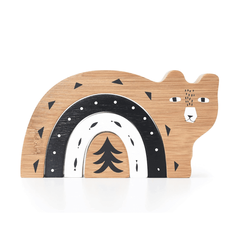 Wee Gallery Bamboo Nesting Bear