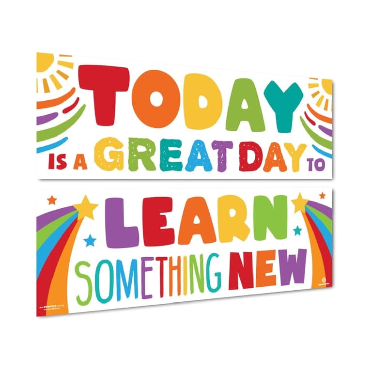 Sproutbrite 2 Posters Classroom Wall Decorations