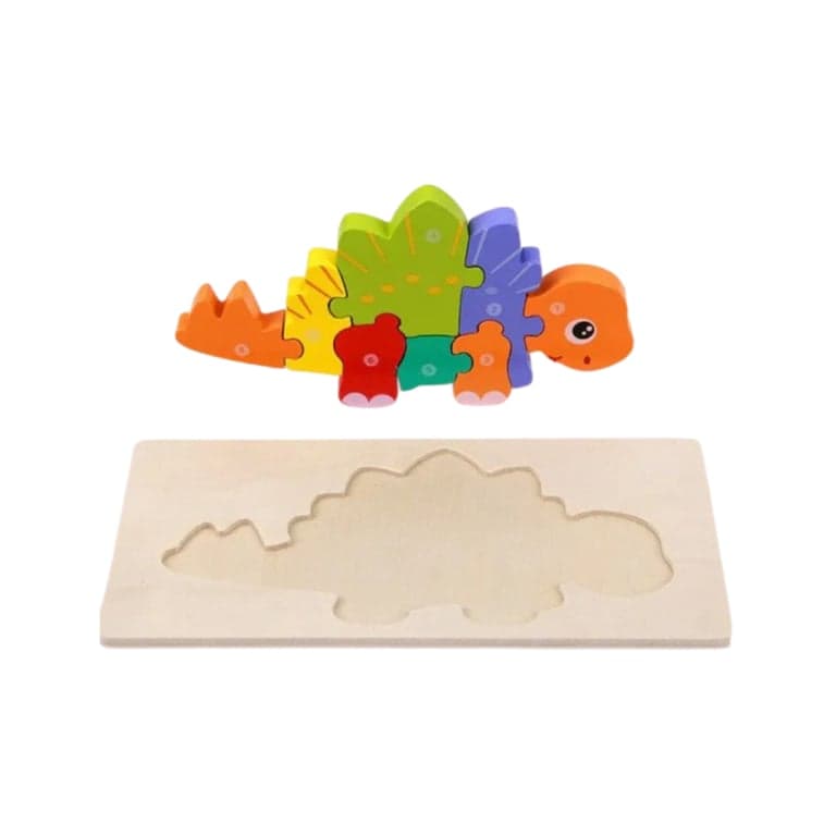 Seaside-Montessori 3D Puzzle Stegosaurus