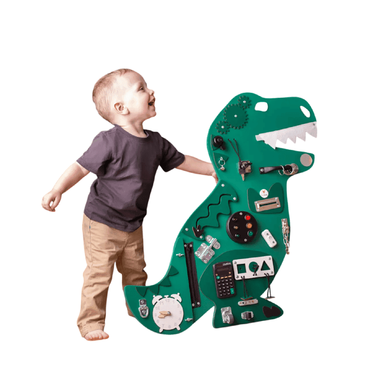Foxy Family Busy Board Kosma il Dino Senza Nome Con Supporto