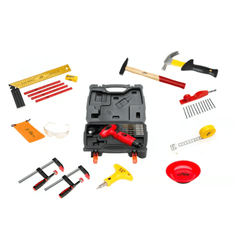 ToolKid Set di Attrezzi per Bambini, 16 Pezzi