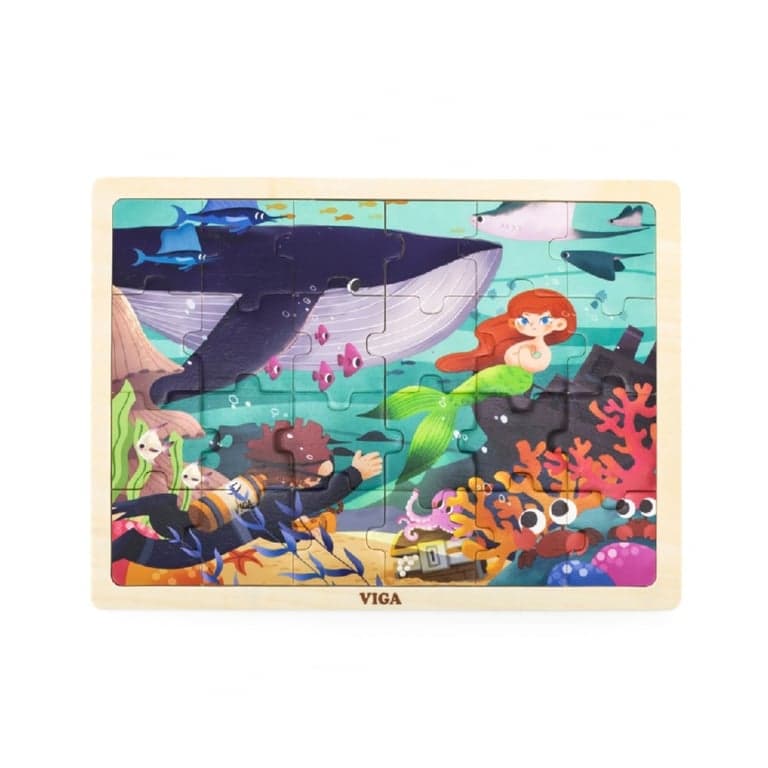 Viga Puzzle di legno I segreti del mare
