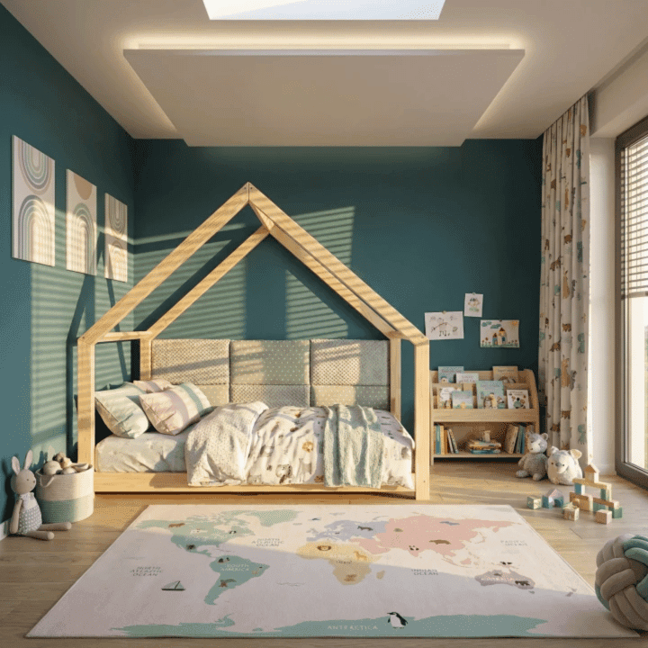 Mia&Lou Letto a Casetta Lou Naturale 160 x 200 cm