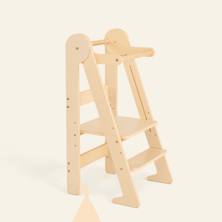 Piccalio Mini Chef Foldable Helper Tower Birch