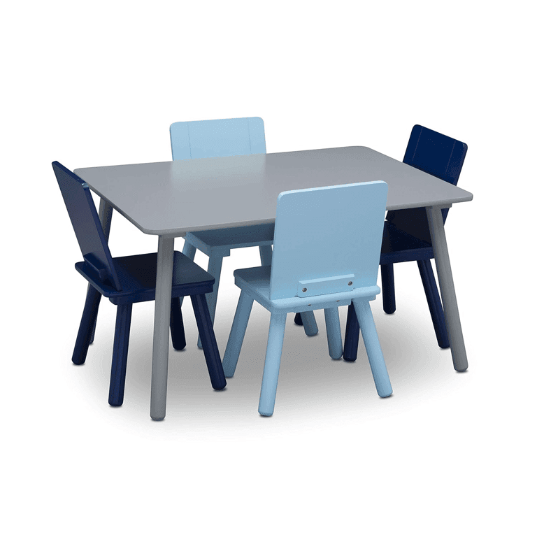 Delta Children Table and Chair Set Gray/Blue
