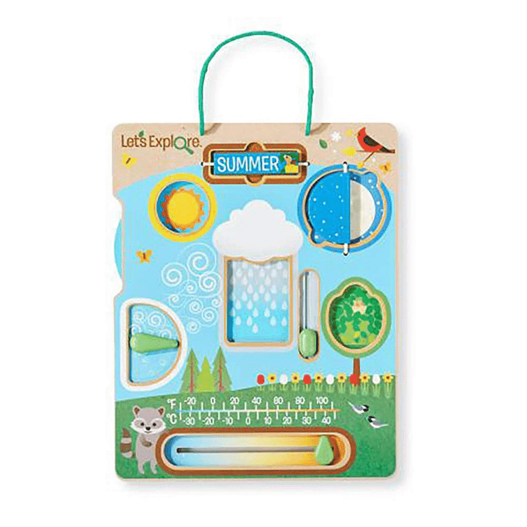 Melissa & Doug Let's Explore Wooden Weather Board