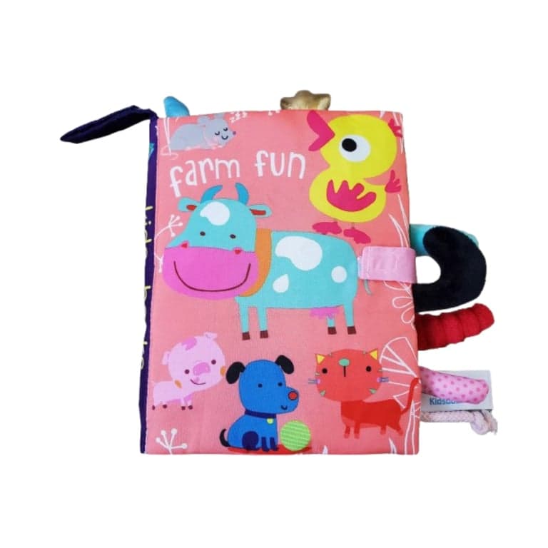 BabyLoveGiftsCo Soft Cloth Book Farm Fun