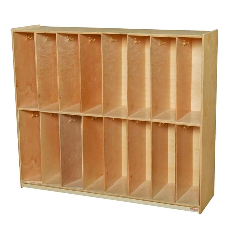 Wood Design 16-Section Locker