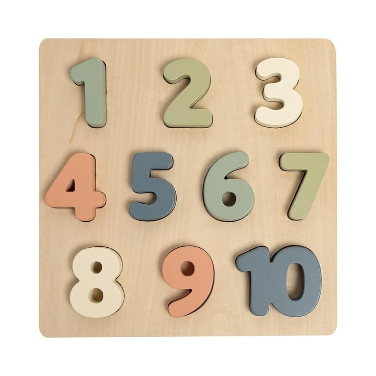 Pearhead Wooden Numbers Puzzle