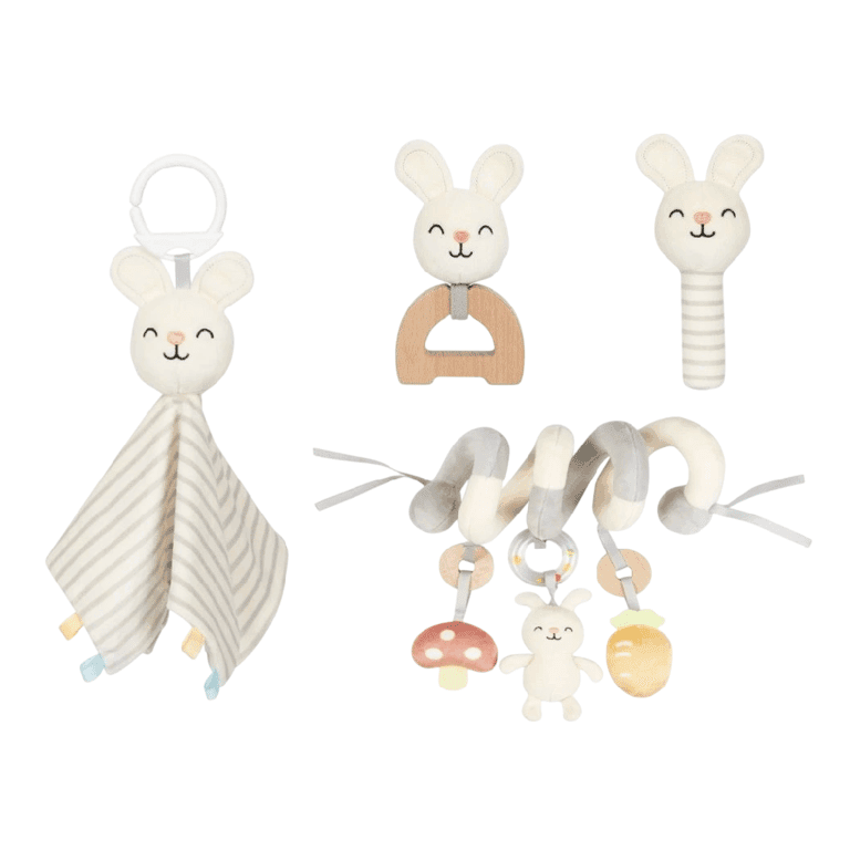 Elis Design Set di Giocattoli 4 in 1 Coniglio