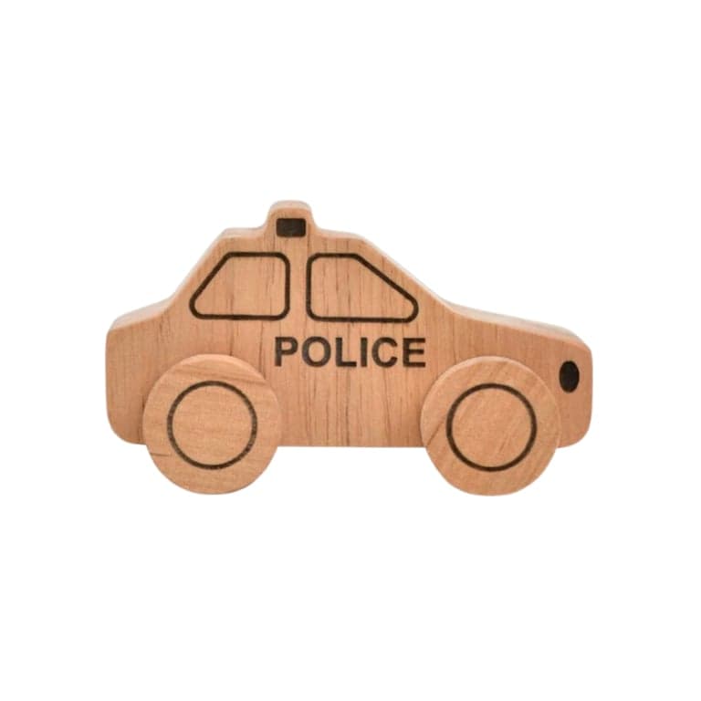 ChildUniverse Wooden Police Car