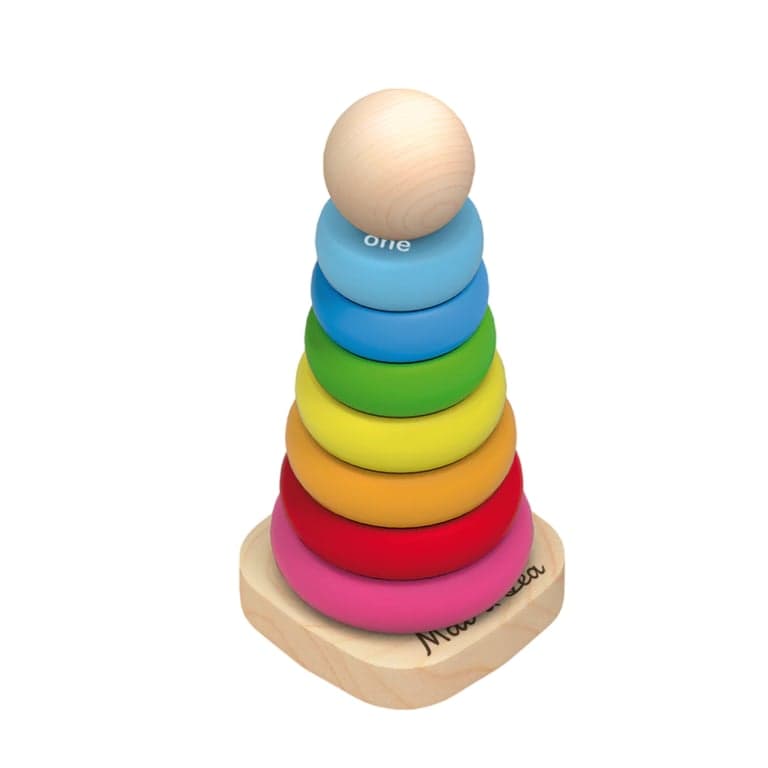 Max & Lea Impilatore ad Anelli Arcobaleno