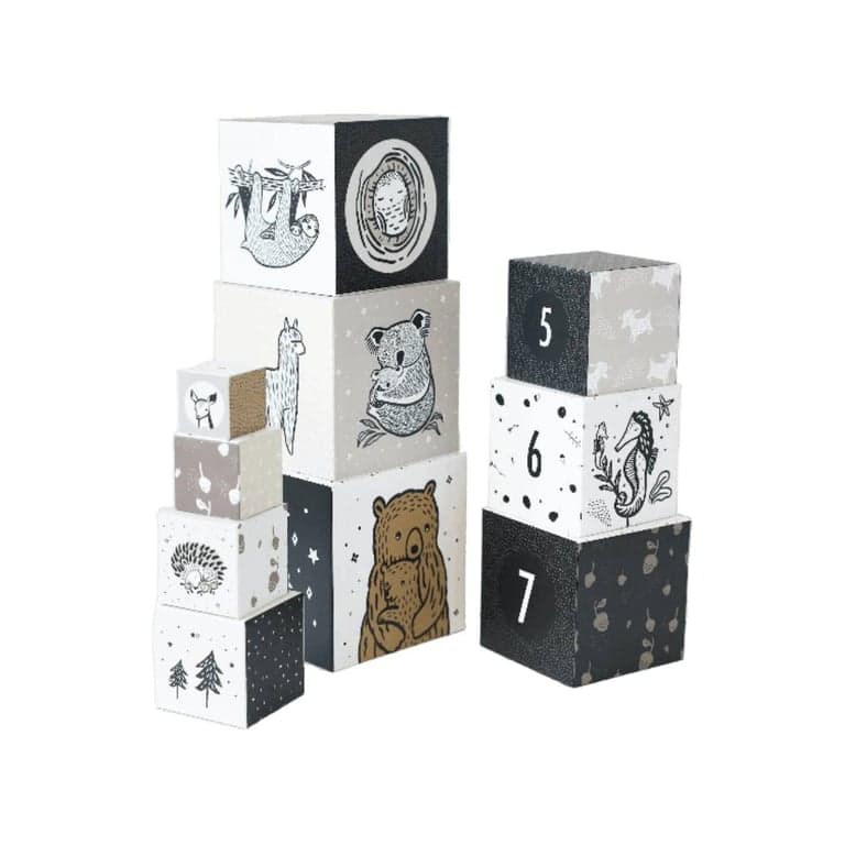 Wee Gallery Nesting Blocks Baby Animals