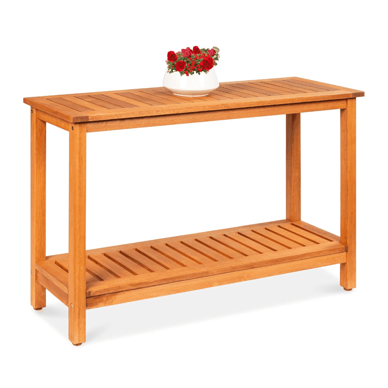 Best Choice Products Outdoor 2-Shelf Brown