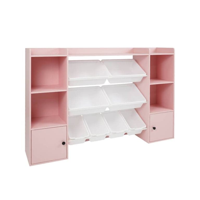Costway Large Toy Storage 56.5 Inches Pink
