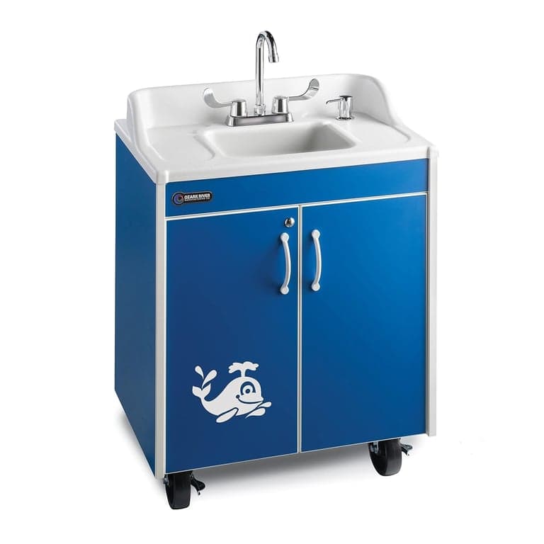 Ozark River Lil Splasher Hand Wash Station Blue ABS Countertop