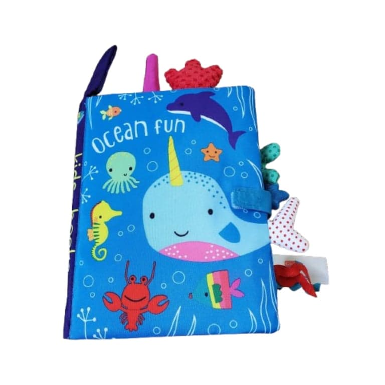 BabyLoveGiftsCo Soft Cloth Book Ocean Fun