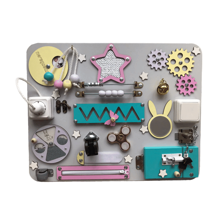 BabyMania Busy Board Rosa