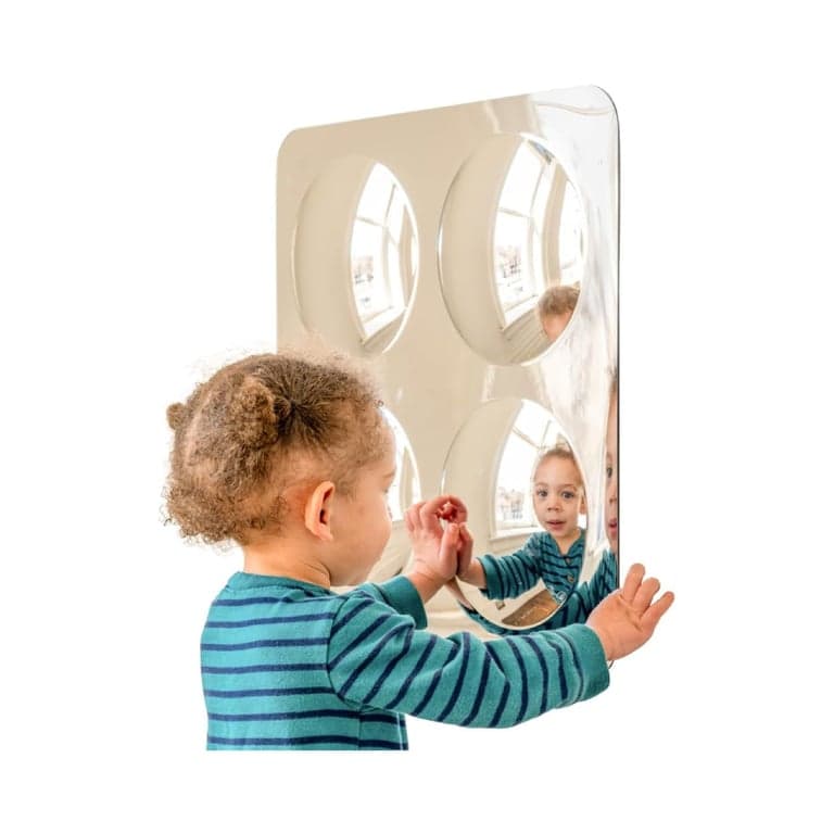 SPARK & WOW Sensory Wall Mirror 4 Large Bubbles