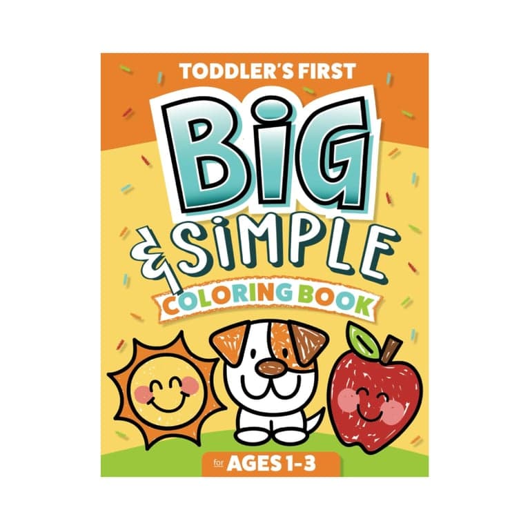 Cobb Design Toddler's First Big & Simple Coloring Book