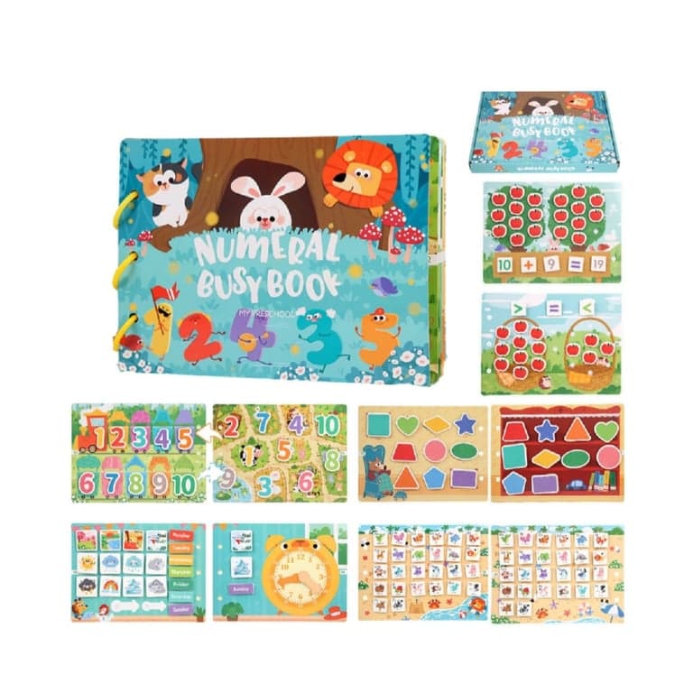 Joymaxx Libro Occupato di Carta Numeri