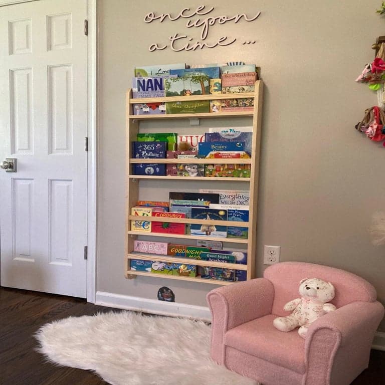 CosyDecorArt Wall Mounted Space Saver 4 Shelves 48 x 24 Inches Natural