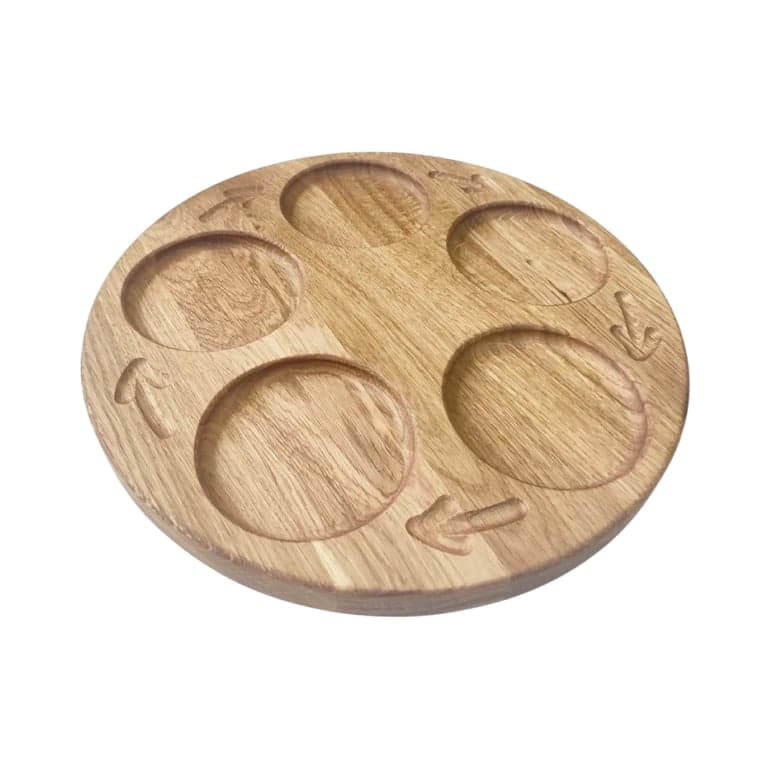 THREEWOOD Montessori Life Cycle Reversible Tray