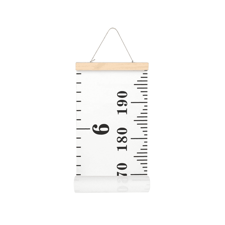MIBOTE Baby Growth Chart Black & White
