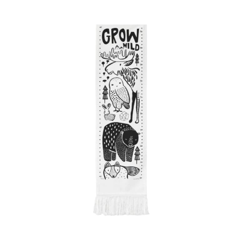 Wee Gallery Canvas Growth Chart Nordic
