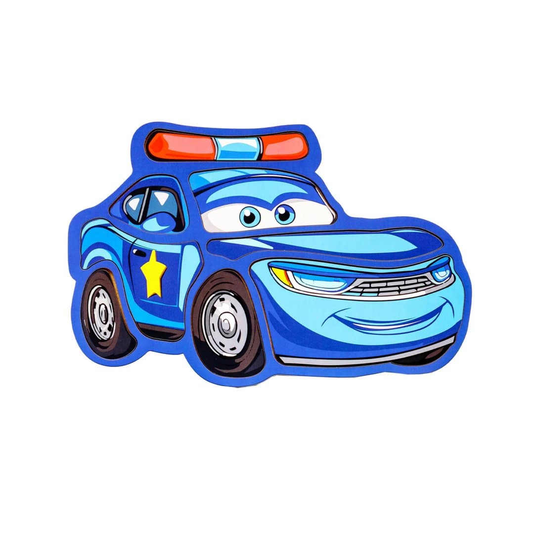 Puzzle Auto della Polizia Busy Kids