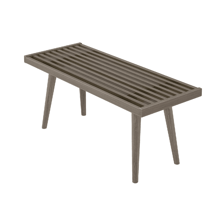 Plank+Beam Entryway Bench 41.25 Inches Clay