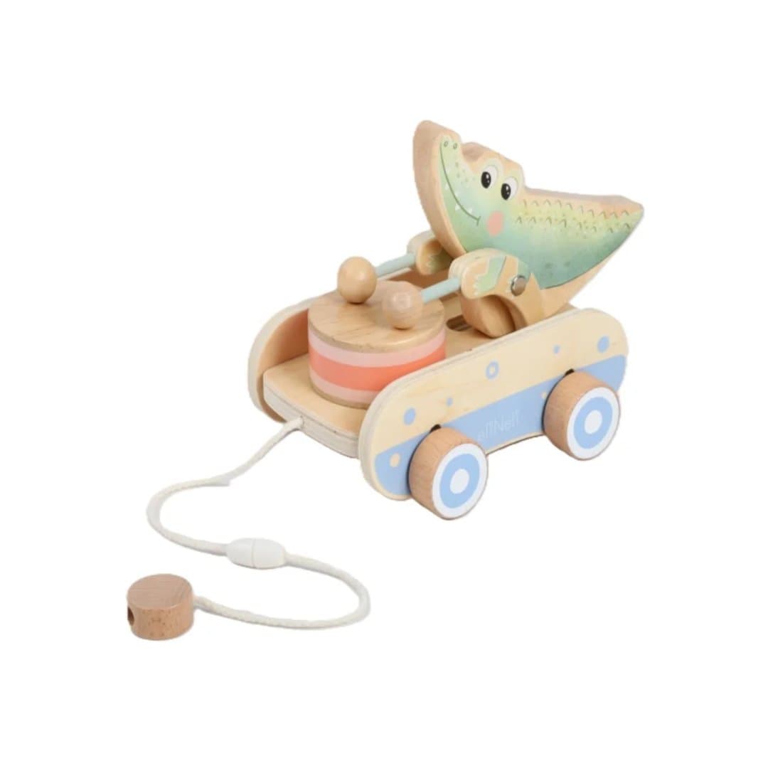 Elis Design Giocattolo da trainare Coccodrillo