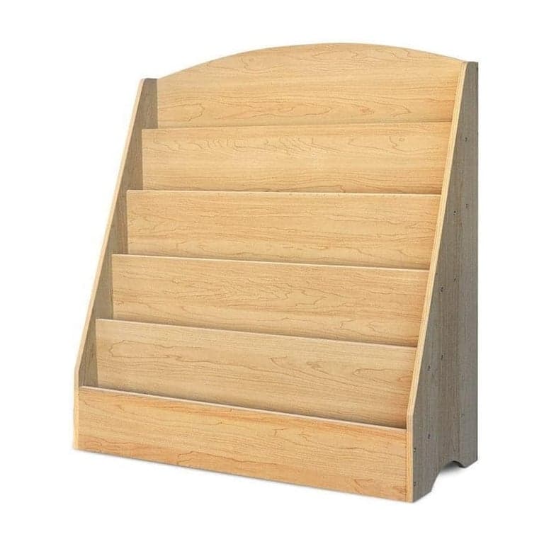 Artiss Keezi 5-Tier Front-facing Bookshelf Natural