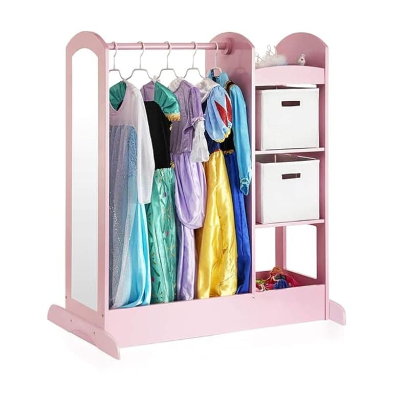 Guidecraft See and Store Dress-Up Center Pink