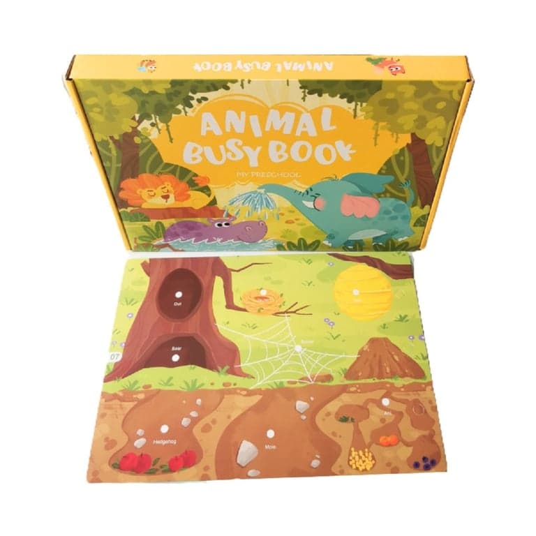 Joymaxx Paper Busy Book Animali