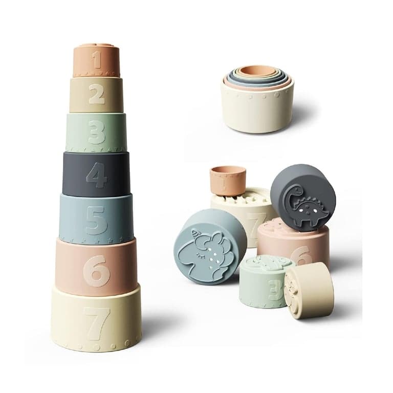 Moonkie Stacking Cups Fine Day