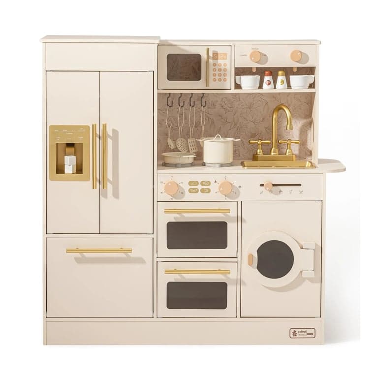 Robud Floral Wooden Play Kitchen