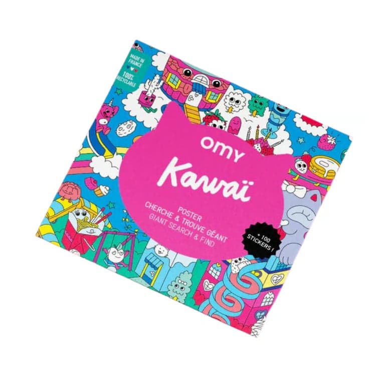 OMY Grande Poster Cerca-e-trova Kawaii
