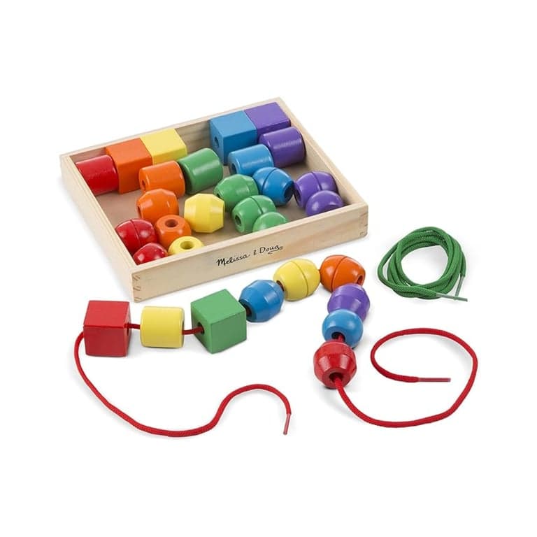 Melissa & Doug Primary Lacing Beads