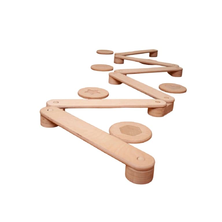 Kidodido Balance Beam 6 Pieces With 6 Shape Stepping Stones