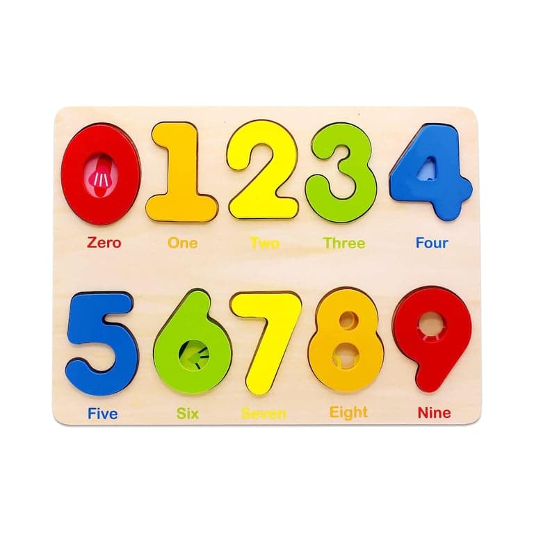 Aile Wooden Numbers Puzzle