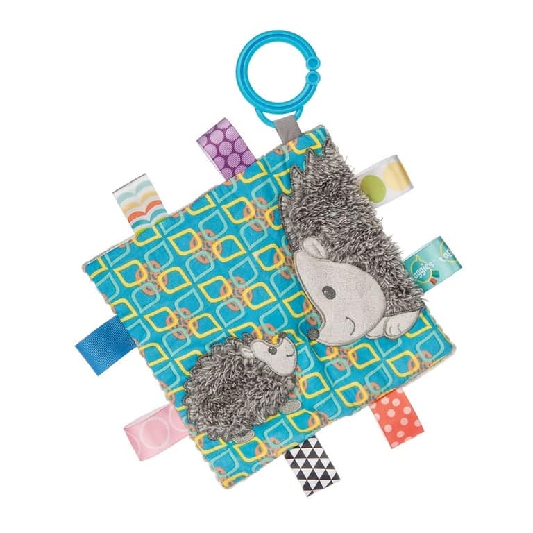 Mary Meyer Taggies Crinkle Me Baby Toy Heather Hedgehog Multicolor