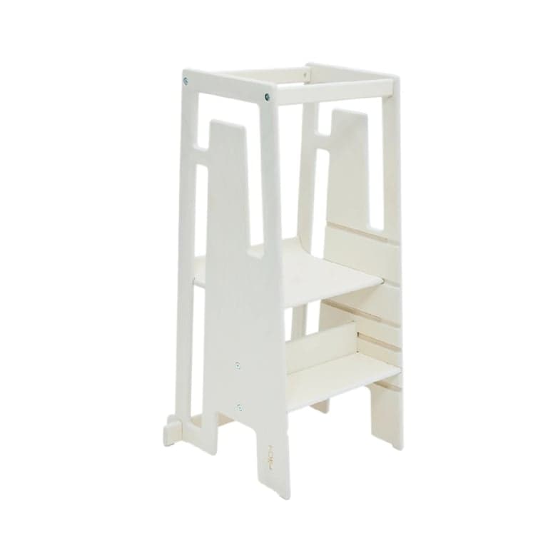 Tuki® Torre di Apprendimento Bianco Calce