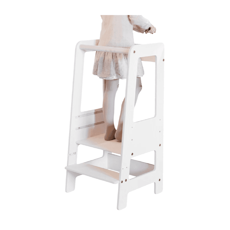 MandreleKids Torre per Bambini Stile 1 Cera Bianca
