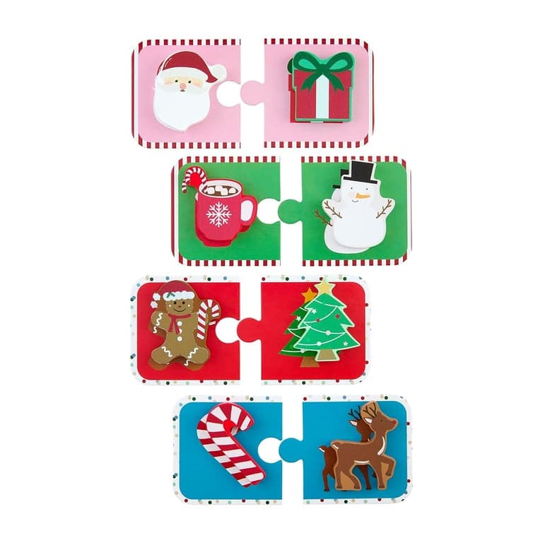Mud Pie Kid's Holiday Puzzle Matching Game