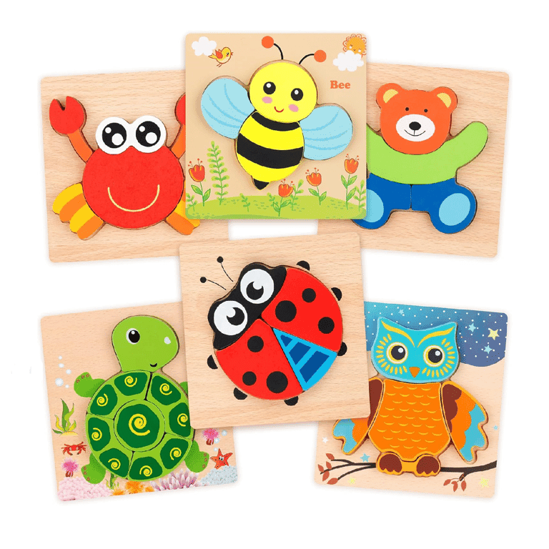 Coogam Jigsaw Puzzles Set Animals