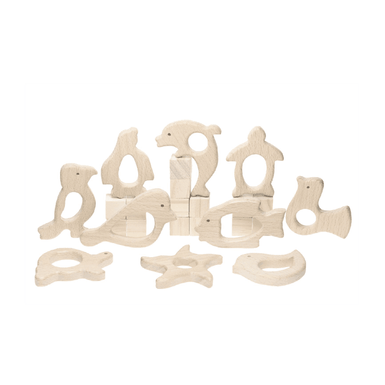 Penta Angel Wooden 10-Piece Teether
