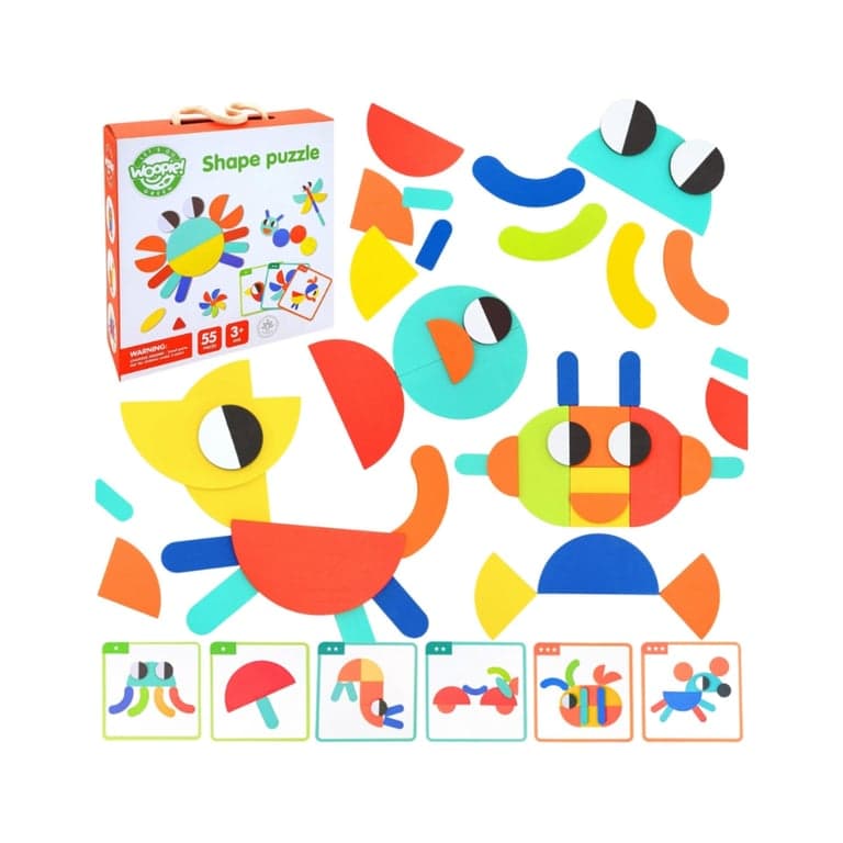 Woopie Green Puzzle di Forme