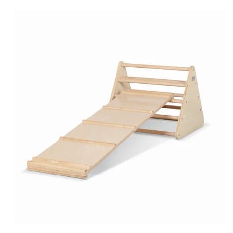 My Happy Helpers Baby Indoor Pikler Play Set Unvarnished Climbing Ramp